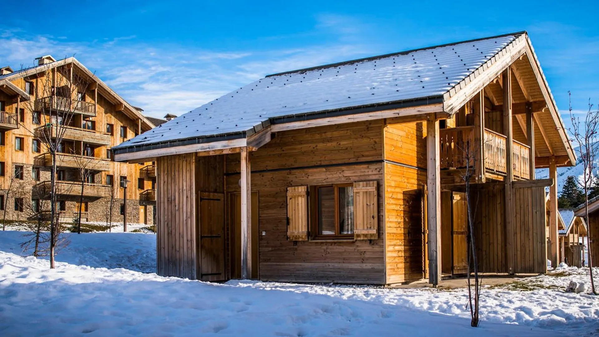 Chalet Mitoyen Duplex 3 Pieces, 6 Personnes, Residence Le Hameau Du Puy, Superdevoluy - Fr-1-504-465